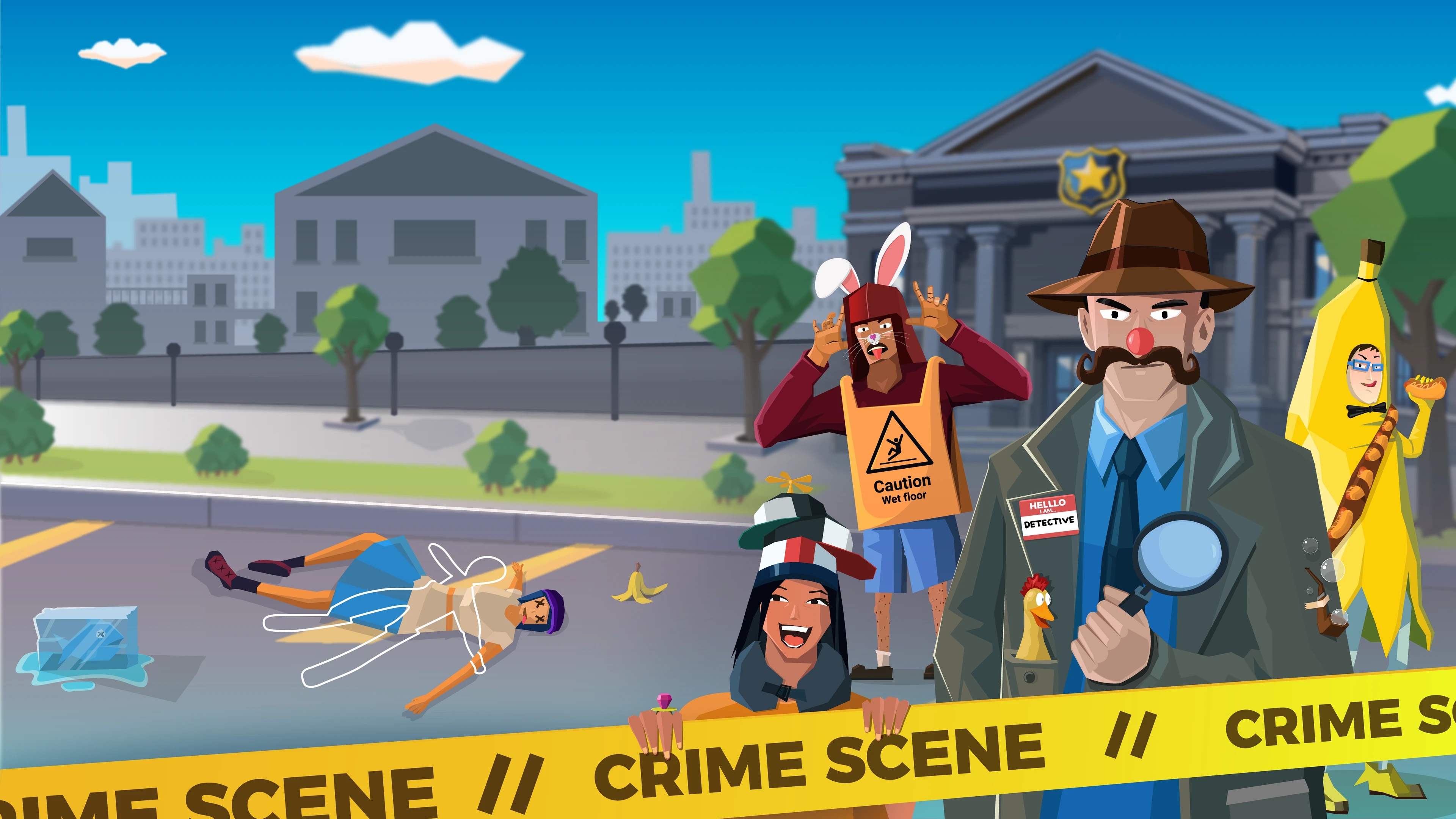 Silly Suspects Wallpaper No Logo 8000x4500